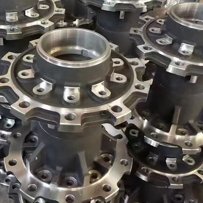 Parti di fusione metallica per ruote di ferro duttile personalizzate con lavorazione di precisione